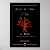 Nazca Geoglyphs-Tree Poster (Vorne)