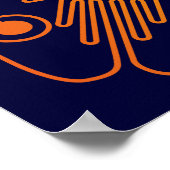 Nazca Hummingbird 3 Poster (Ecke)