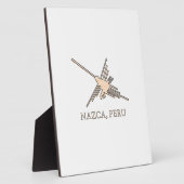 Nazca Hummingbird Geoglyph Newsprint Fotoplatte (Seite)