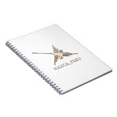 Nazca Hummingbird Geoglyph Newsprint Notizblock (Rechte Seite)