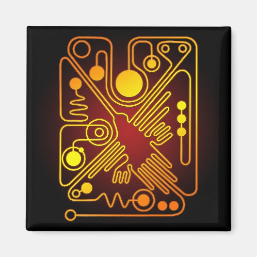 Nazca Hummingbird Magnet (Vorne)