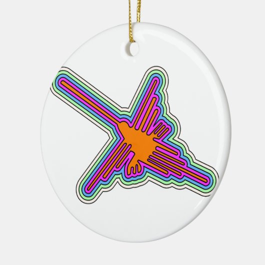 Nazca Hummingbird Peru Drawing Keramik Ornament (Links)