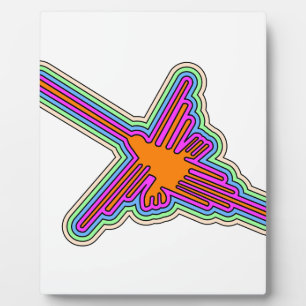 Nazca Hummingbird Peru Zeichnend Fotoplatte