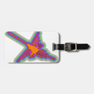 Nazca Hummingbird Peru Zeichnend Gepäckanhänger