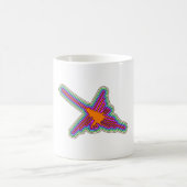 Nazca Hummingbird Peru Zeichnend Kaffeetasse (Mittel)