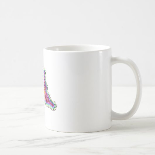 Nazca Hummingbird Peru Zeichnend Kaffeetasse (Rechts)