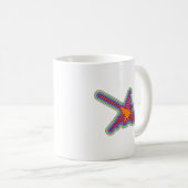 Nazca Hummingbird Peru Zeichnend Kaffeetasse (VorderseiteRechts)