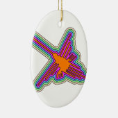 Nazca Hummingbird Peru Zeichnend Keramikornament (Rechts)