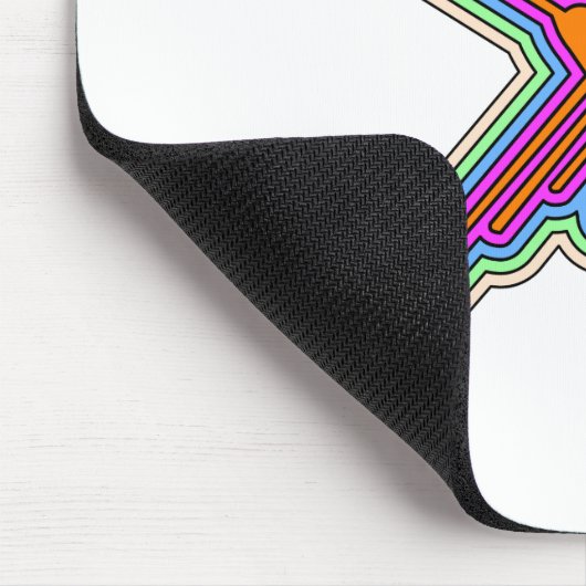 Nazca Hummingbird Peru Zeichnend Mousepad (Ecke)