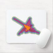 Nazca Hummingbird Peru Zeichnend Mousepad (Mit Mouse)