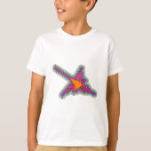 Nazca Hummingbird Peru Zeichnend T-Shirt (Vorderseite)