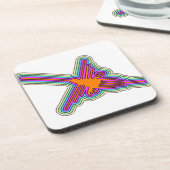 Nazca Hummingbird Peru Zeichnend Untersetzer (Linke Seite)