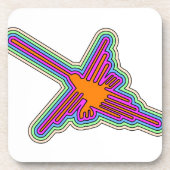 Nazca Hummingbird Peru Zeichnend Untersetzer (Vorderseite)