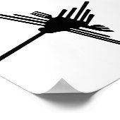 Nazca Hummingbird-Poster Poster (Ecke)