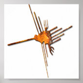 Nazca Hummingbird-Rostplakat Poster (Vorne)