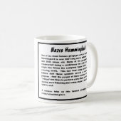 Nazca Hummingbird-Tasse Kaffeetasse (VorderseiteRechts)