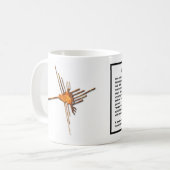Nazca Hummingbird Tasse rostet (Vorderseite Links)