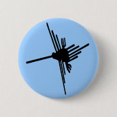 Nazca Kolibriknopf Button (Vorderseite)