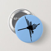 Nazca Kolibriknopf Button (Vorne & Hinten)