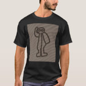 NAZCA LINES ASTRONAUT NAZCA LINIEN ART Geoglyphen T-Shirt (Vorderseite)