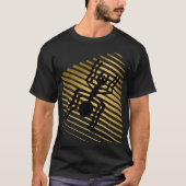 Nazca Lines Geoglyphen - Ancient Black Spider T-Shirt (Vorderseite)
