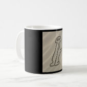 NAZCA LINES HUMAN NAZCA LINES ART Geoglyphen Kaffeetasse (Vorderseite Links)