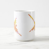 Nazca Lines Hummingbird Aquarell drucken Kaffeetasse (Mittel)