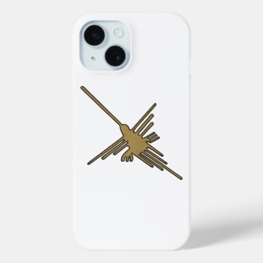 Nazca Lines Hummingbird Imitate Stickerei drucken Case-Mate iPhone Hülle (Rückseite)