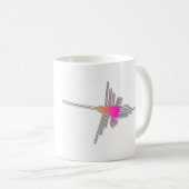 Nazca Lines Hummingbird Kaffeetasse (VorderseiteRechts)