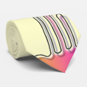 Nazca Lines Hummingbird Krawatte (Gerollt)