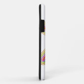 Nazca Lines Hummingbird mit zerknittertem Papieref Case-Mate iPhone Hülle (Hinten/Rechts)