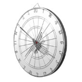 Nazca Lines Hummingbird Newsprint Dartscheibe (Vorderseite rechts)