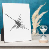 Nazca Lines Hummingbird Newsprint Fotoplatte (Seite)