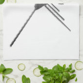 Nazca Lines Hummingbird Newsprint Handtuch (Gefaltet)