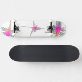 Nazca Lines Hummingbird Skateboard (Horizontal)