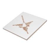 Nazca Lines Hummingbird Sketch Fliese (Seite)
