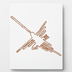 Nazca Lines Hummingbird Sketch Fotoplatte