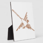 Nazca Lines Hummingbird Sketch Fotoplatte (Seite)