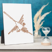 Nazca Lines Hummingbird Sketch Fotoplatte (Seite)