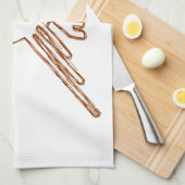 Nazca Lines Hummingbird Sketch Handtuch (Viertel Falte)