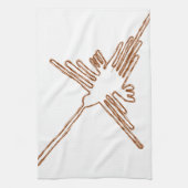 Nazca Lines Hummingbird Sketch Handtuch (Vertikal)