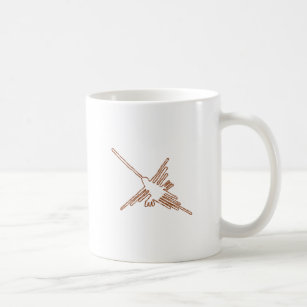 Nazca Lines Hummingbird Sketch Kaffeetasse