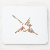 Nazca Lines Hummingbird Sketch Mousepad (Vorne)