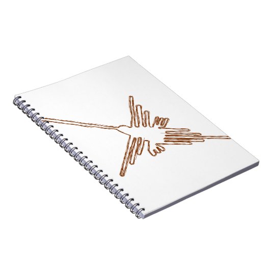 Nazca Lines Hummingbird Sketch Notizblock (Rechte Seite)