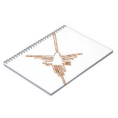Nazca Lines Hummingbird Sketch Notizblock (Linke Seite)