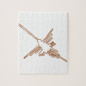 Nazca Lines Hummingbird Sketch Puzzle (Vertikal)