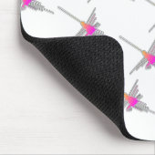 Nazca Lines Hummingbirds - geteerte Version Mousepad (Ecke)