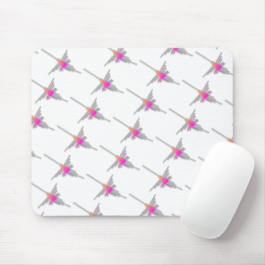 Nazca Lines Hummingbirds - geteerte Version Mousepad (Mit Mouse)