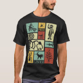 Nazca Lines - Peru Geoglyph Affenastronaut Spide T-Shirt (Vorderseite)