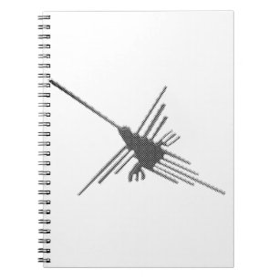 Nazca-Linien Kolibri Newsprint Notizblock